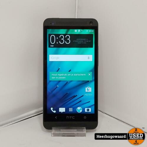 HTC One M7 32GB Zwart incl. Lader