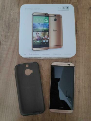 HTC one M8 gold in goede staat