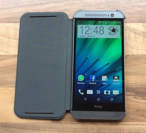 HTC One M8, grijs aluminium, in nieuwstaat