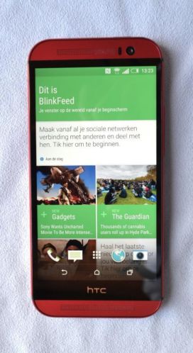 HTC One M8 Red, uitstekende staat, garantie, bon 