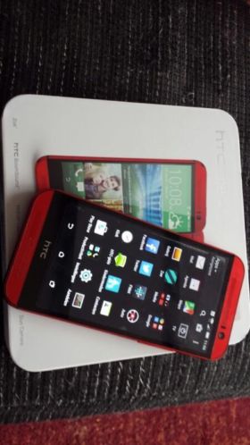 Htc one m8 rood kleur met htc dot view inruil mogelijk