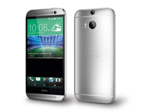 HTC ONE M8 zilver, zo goed als nieuw...