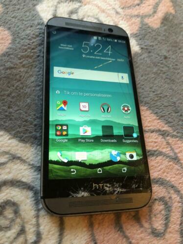 HTC One M8S  Barst in scherm  Werkt goed 