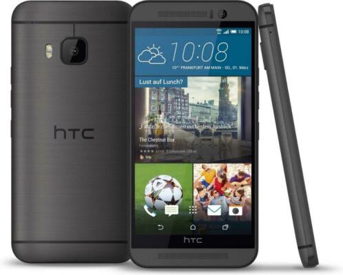 HTC One(M9) gunmetal grijs 32GB met nieuw moederbord