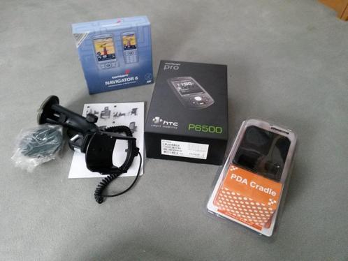 HTC P6500 PDA  navigatie, bureaulader, autohouder, in doos