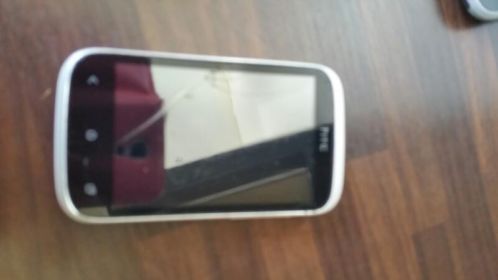HTC wit met kras op scherm