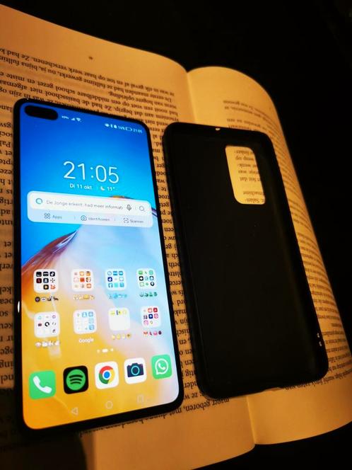 Huawei P40 als nieuw met doos, hoesje, oplader en garantie