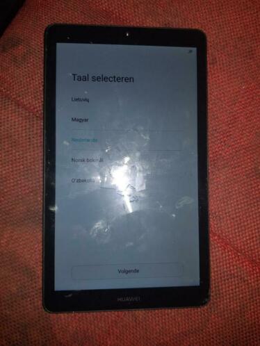 Huawei tablet een t3 7 inch lockt
