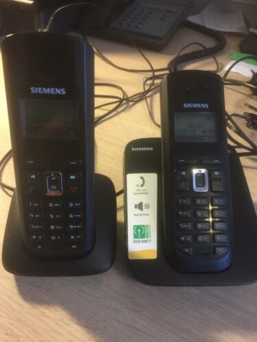 Huistelefoon Siemens Gigaset A580 Duo Eco Dect