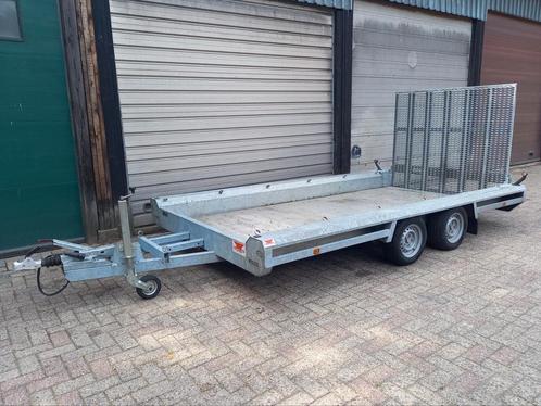 Hulco Terrax 2 machinetransporter aanhangwagen aanhanger