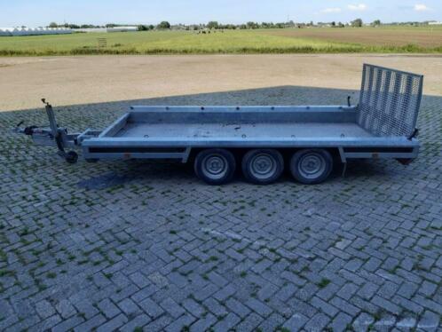 Hulco Terrax 4 meter lang 3 asser 3500kg laadvermogen 2013 