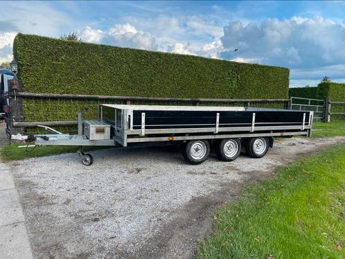 Hulco Tridem plateauwagen plateau aanhanger aanhangwagen