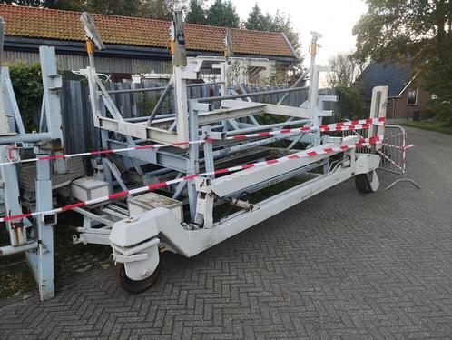 Hydraulische bootwagen met 8 bokken