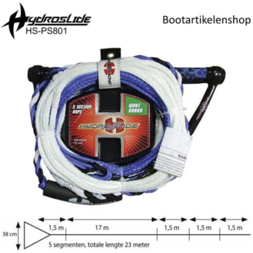 Hydroslide HS-PS801, 5 segmenten Wakeboard lijn - rope 