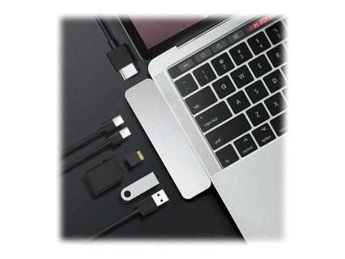 HyperDrive Duo 7-in-2 Hub - dockingstation - USB-C x 2 - HDM