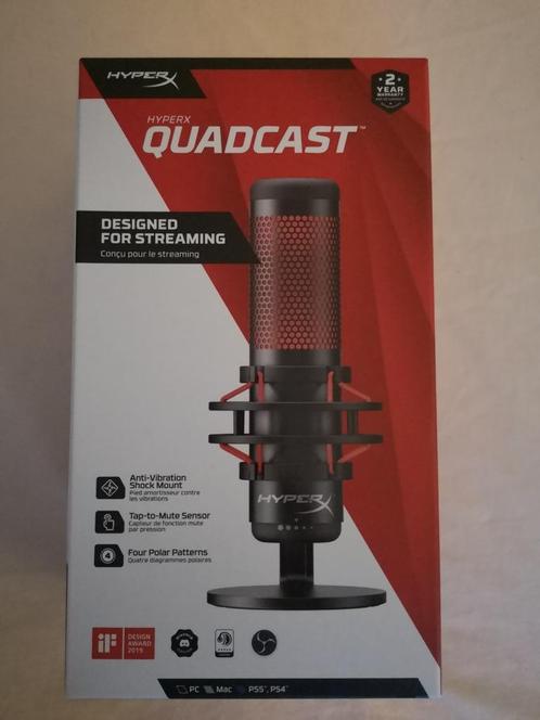 Hyperx Quadcast, gamingstreaming microphone