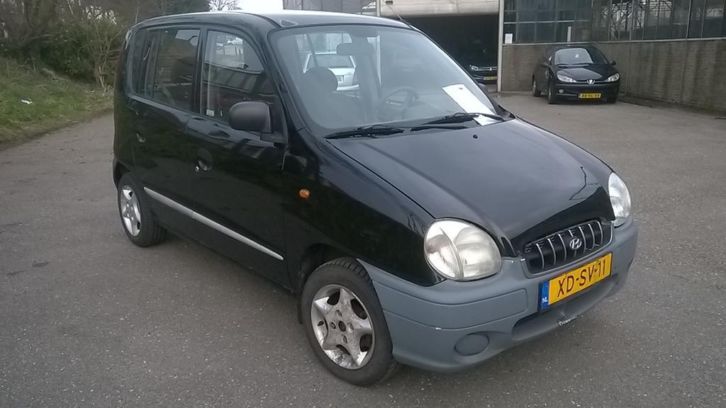 Hyundai Atos 1.0 I L Multi 1998 Zwart kmstand 117648