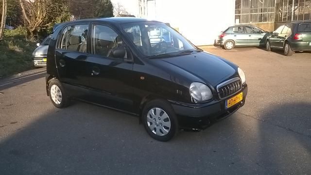 Hyundai Atos 1.0i SLX, Bjr 2001, Zwart, Apk 