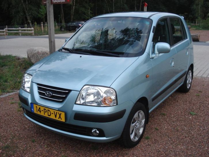 Hyundai Atos 1.1 AUTOMAAT 2004 Blauw - 30.900 KM - 1e eig.