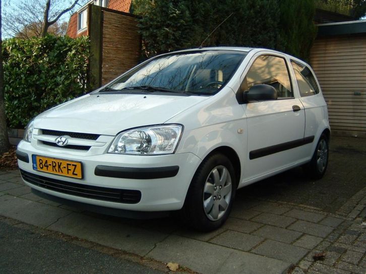 Hyundai Getz 1.1 ACTIVE 3DRS 2005 Wit 77528 km met N.A.P.