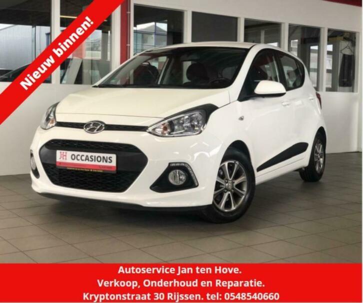 Hyundai I10 1.0i 66pk 2015 Wit StoelStuur verwarming Cruis