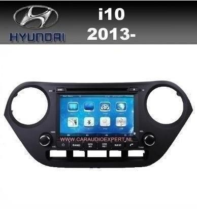 Hyundai i10 2013- gps radio navigatie DVD Bluetooth USB iPod