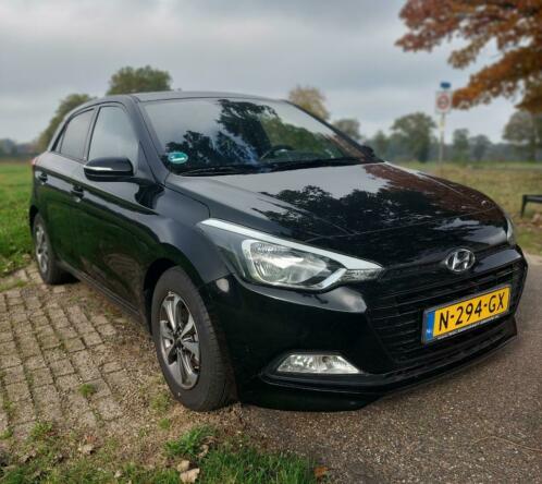 Hyundai i20 1.2i HP Blue 84PK 5D 2018 Zwart