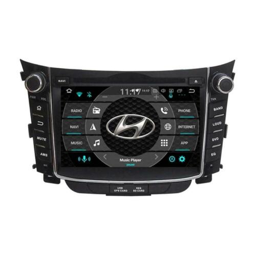 Hyundai I30 Android 10 Navigatie DAB Radio CarPlay