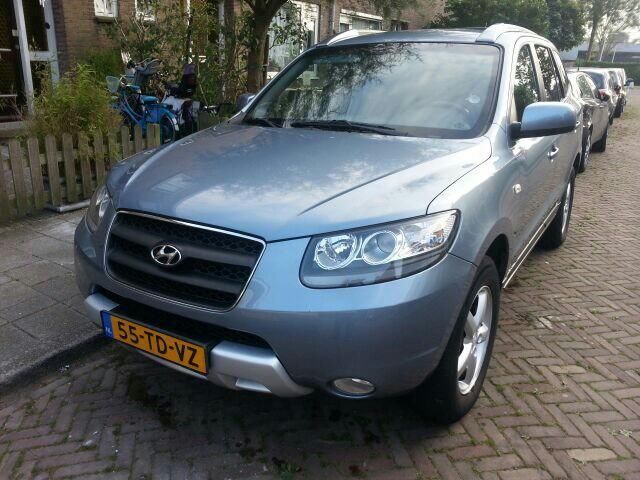 Hyundai Santa FE 2.7 V6 2WD 7 persoons 2006 Blauw 