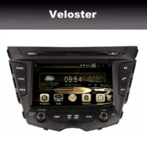 Hyundai Veloster android 9 radio navigatie carkit carplay HD