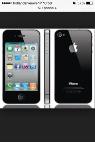 I phone 4 zwart 8gb