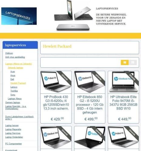 i3 i5 i7 laptop  SALE Webshop goede garantieservice