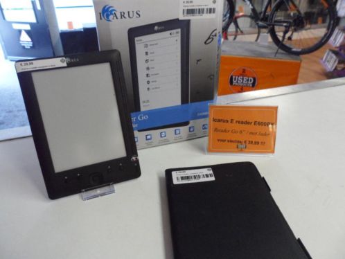 ICARUS  E-reader Go 6 inch  E600BK  2GB   doos en lader