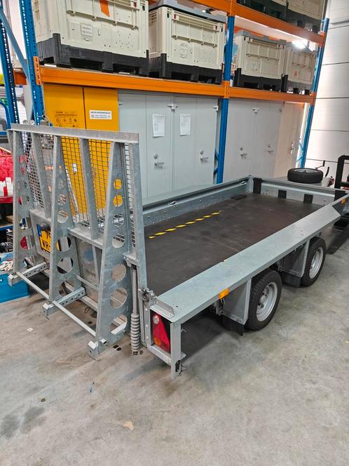 Ifor Williams machine transporter aanhanger