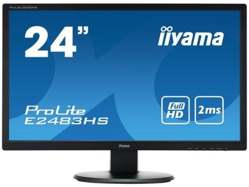Iiyama E2483 Full HD Zwart 24 inch monitor Nieuw in doos