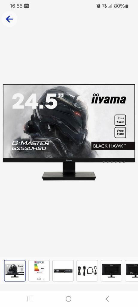 Iiyama Gaming monitor full HD 75hz