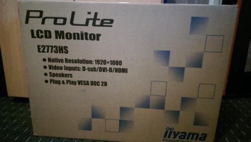iiyama ProLite LCD Monitor E2773HS 24039039 inch