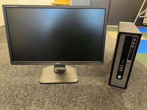 Ilyama monitor 24inch  computer HP Pro desk