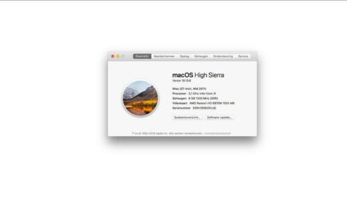 iMac 27 inch 2011, 3.1 GHz i5