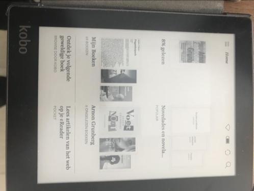 In goede staat E-reader inclusief beschermhoes en styluspen