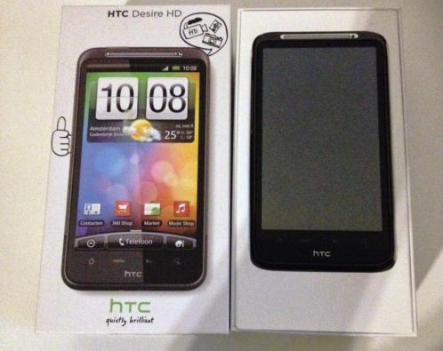 In nagenoeg nieuwe staat HTC Desire HD (simlock vrij)