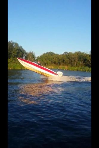 IN PRIJS VERLAAGD Fletcher 14 gto 90pk Johnson