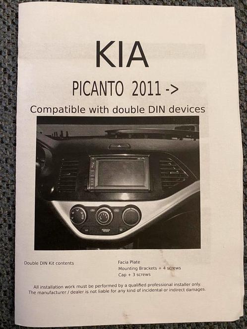 Inbouwset autoradio Kia Pikanto 2011