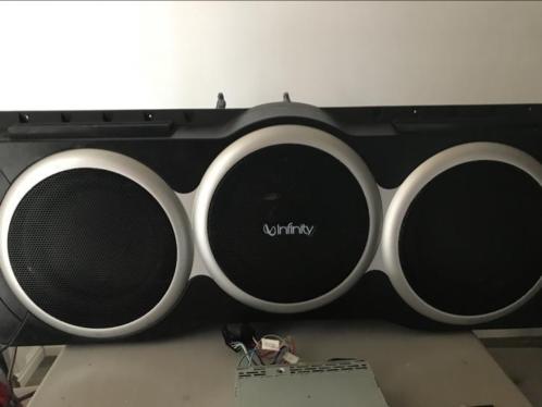 Infinity subwoofer en sony autoradio