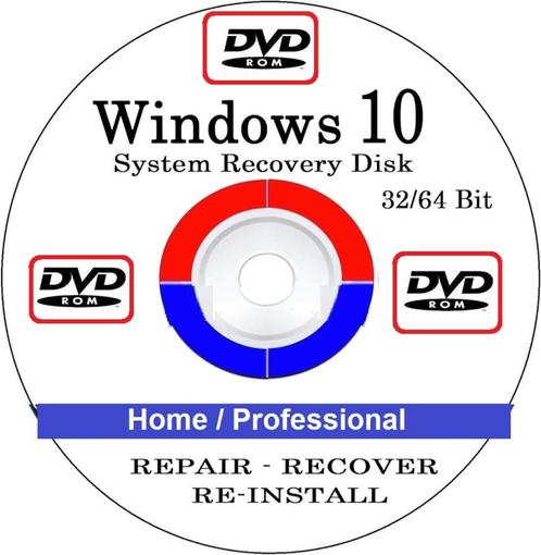Installatie amp Upgrade amp herstel DVD-ROM Windows 10 HomePro
