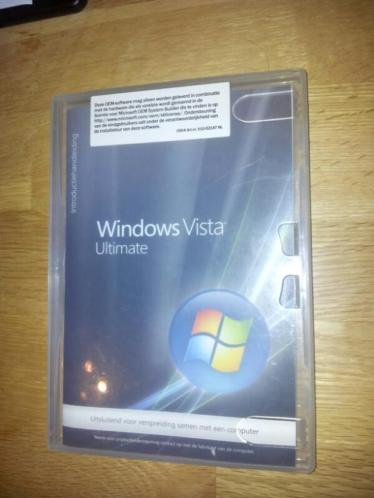 Installatie DVD Windows Vista Ultimate (incl licentie)