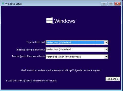 installatie van Windows 10 normaal 75 euro nu voor maar 50