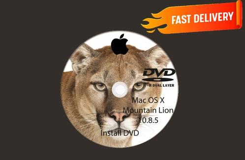 Installeer Mac OS X Mountain Lion 10.8.5 via DVD OSX macOS