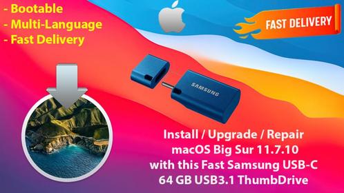 Installeer macOS Big Sur 11.7.10 via USB-C Stick zonder DVD