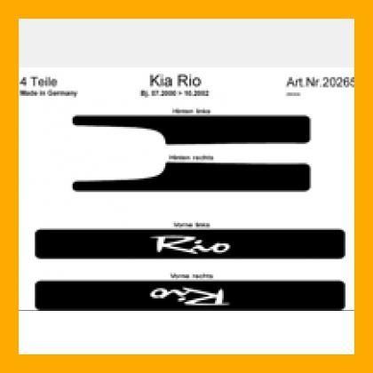 Instaplijsten Kia Rio 7  00-10  02 Briarwood 8613468